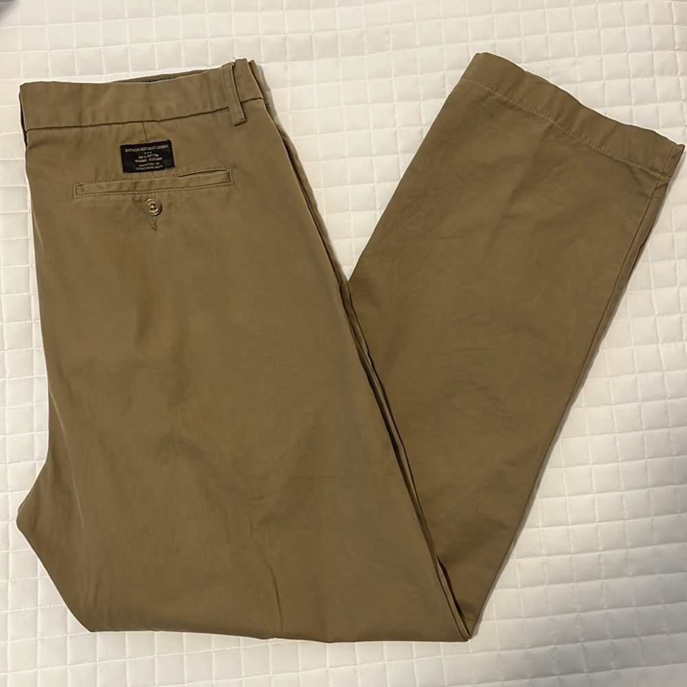 Men’s Banana Republic chinos,  straight fit Gavin, 35/30